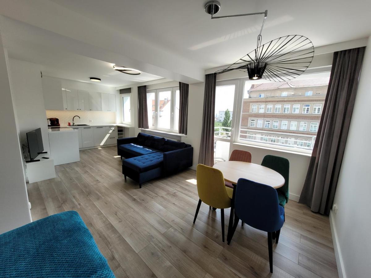 شقة Sloneczny Apartament Przy Filharmonii, Walach Chrobrego شتشيتسين المظهر الخارجي الصورة