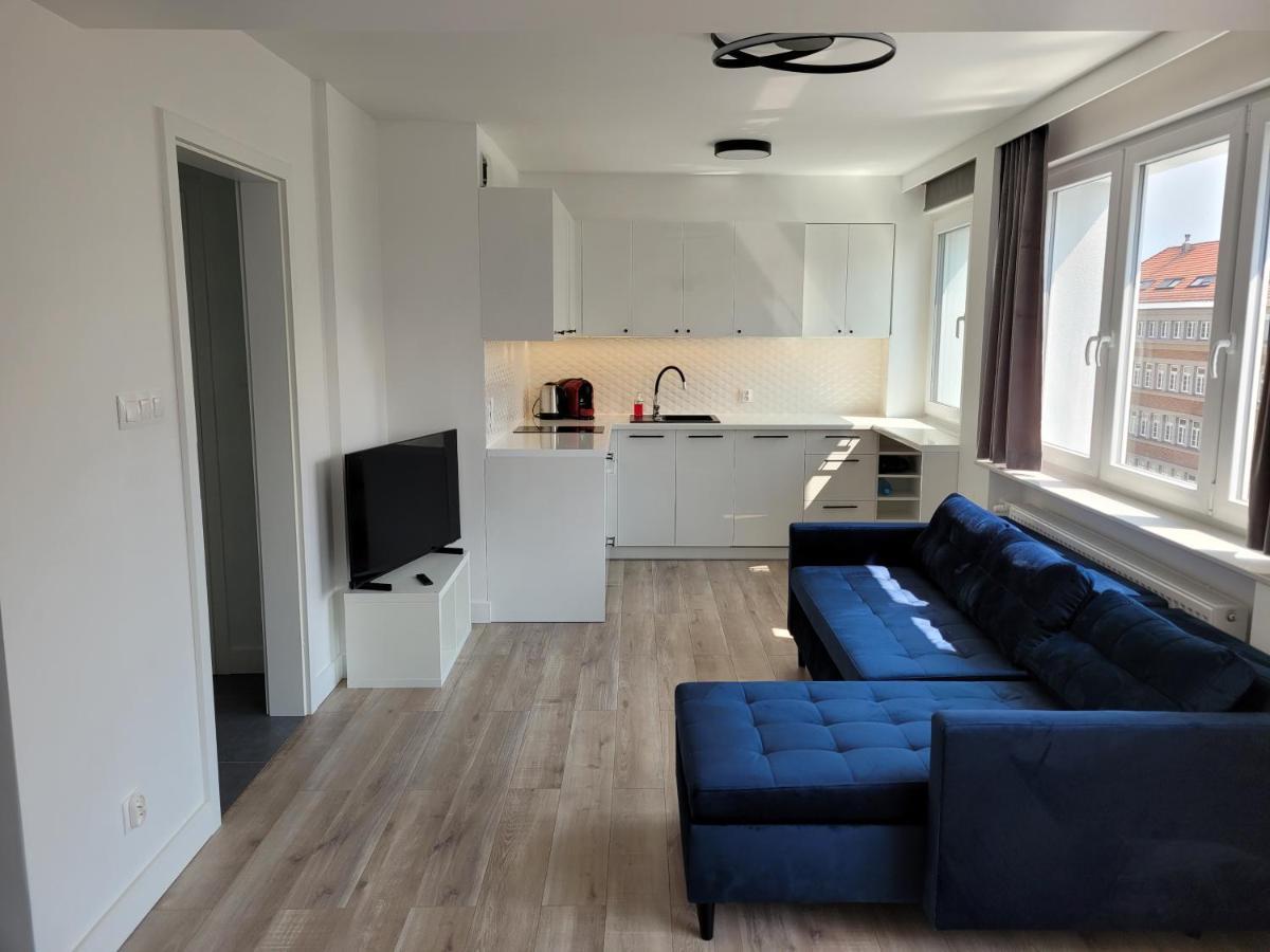 شقة Sloneczny Apartament Przy Filharmonii, Walach Chrobrego شتشيتسين المظهر الخارجي الصورة