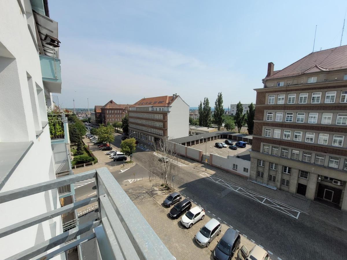 شقة Sloneczny Apartament Przy Filharmonii, Walach Chrobrego شتشيتسين المظهر الخارجي الصورة